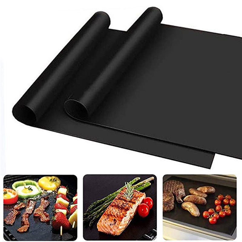 "Non-Stick BBQ Grill Mat — No Mess, No Sticking, Perfect Results"