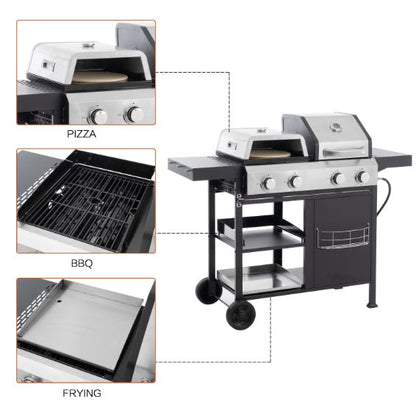 "2-in-1 Grill & Griddle Combo — The Ultimate Outdoor Cooking Surface"